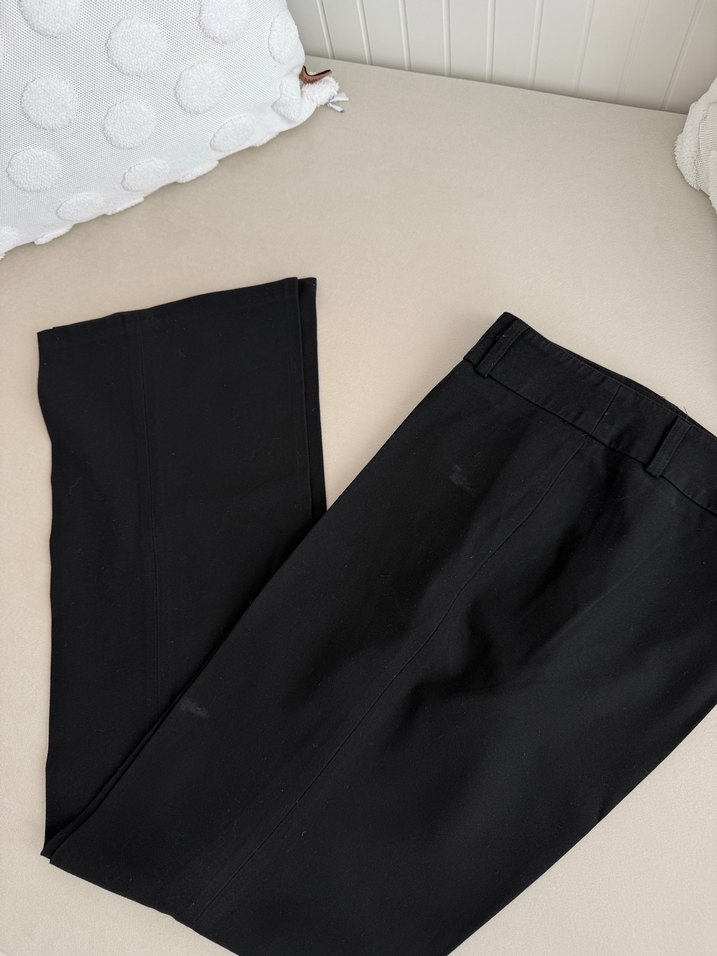 Siyah Kadın Ofis Kumaş Pantolon - Görsel 2