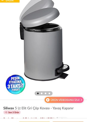 Gri çöp kovası - Görsel 5