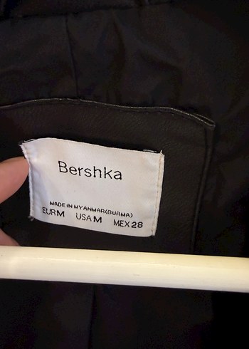 Kadın Siyah Deri Biker Ceket - Görsel 3