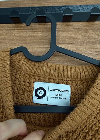 Kahverengi Örgü Kazak - Görsel 2