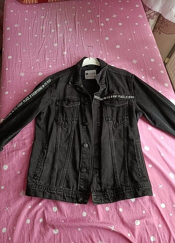 m Beden siyah Renk Jeans kot ceket
