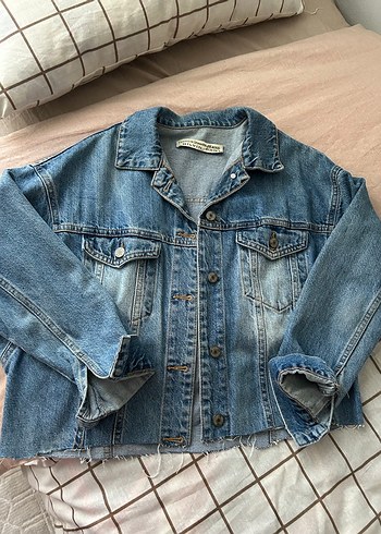 Dilvin Mavi Kadın Denim Ceket - Görsel 2