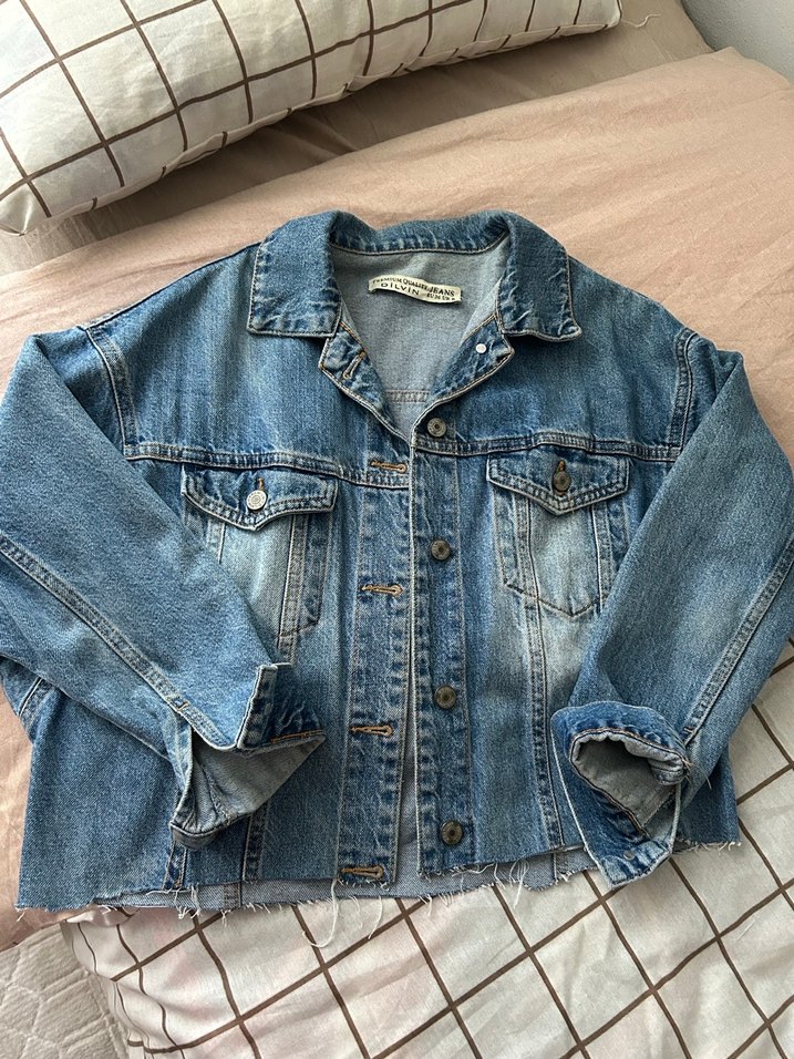 Dilvin Mavi Kadın Denim Ceket - Görsel 2