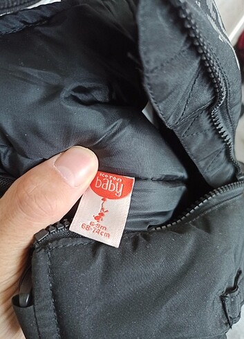 6-9 Ay Beden Koton Kar Yağmur Tulumu