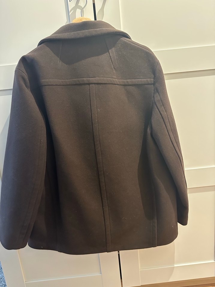 Mango Maksi Yaka Yün Kaban - Görsel 5