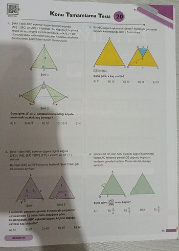  TYT-AYT Geometri Fasikül Anlatım Rehberi