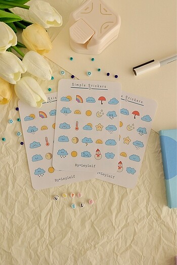 Simple-6 Stickers