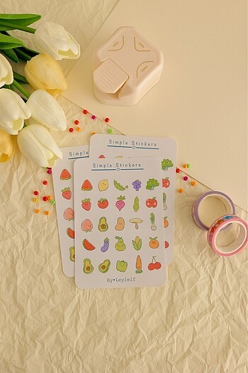 Simple-7 Stickers
