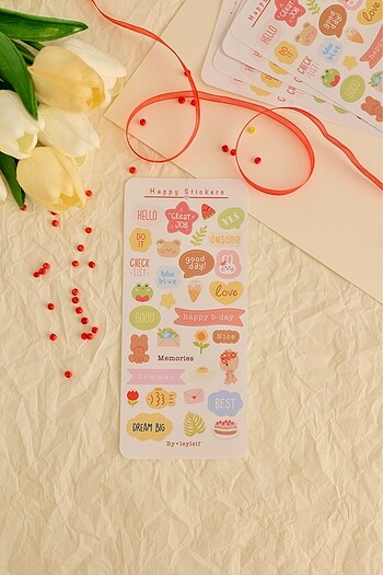 Happy-3 Stickers