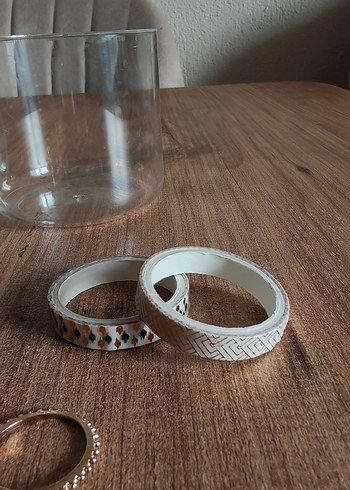Beden altın Renk Takı Kavanozu Bohem Tarzı Boncuklu Altın Renkli Kadın Yüzük