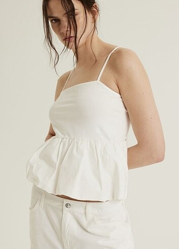 H&M H&M askılı balon üst