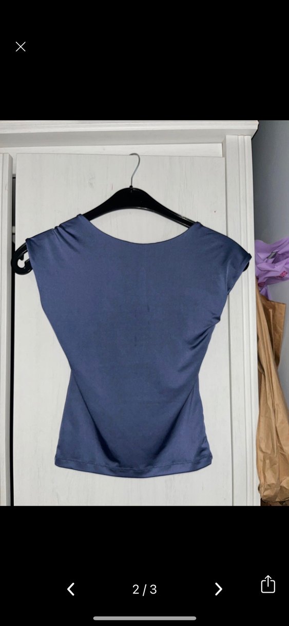 Stradi sırt dekolteli bluz - Görsel 2