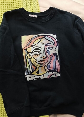 Baskılı sweatshirt 