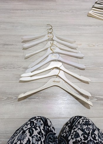 10 adet çift katlı ceket mont kaban pardesü askısı - Görsel 8