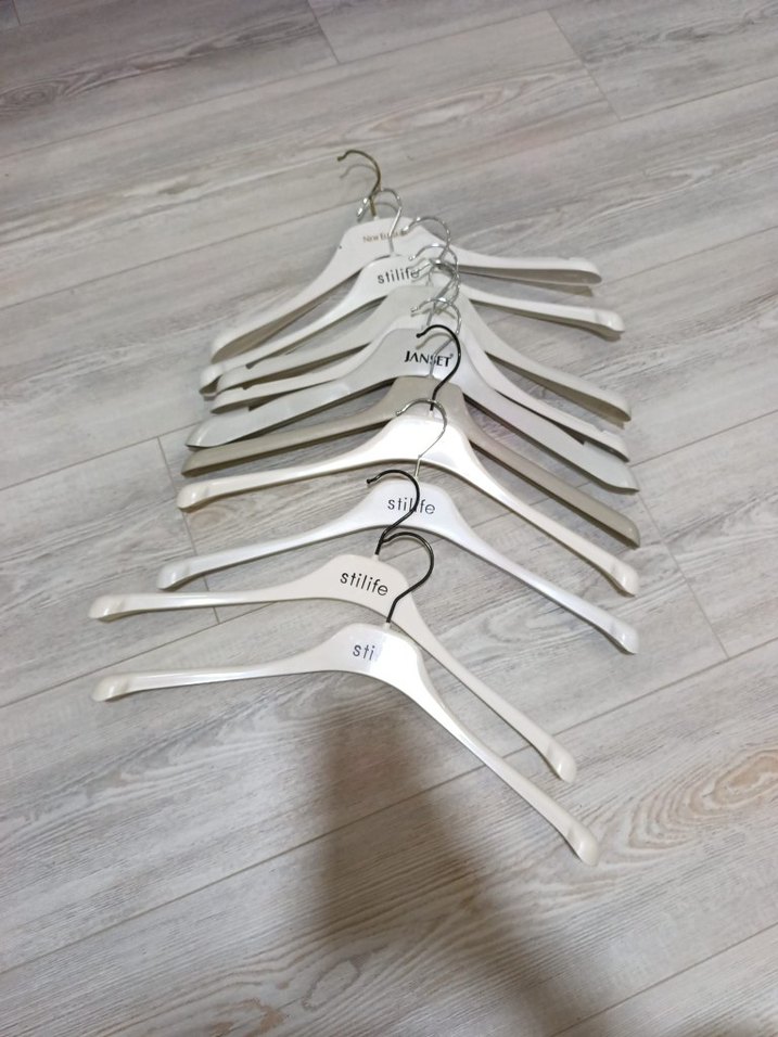 10 adet çift katlı ceket mont kaban pardesü askısı - Görsel 4