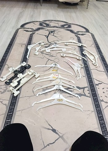 19 adet bebek çocuk kıyafet askısı . - Görsel 6