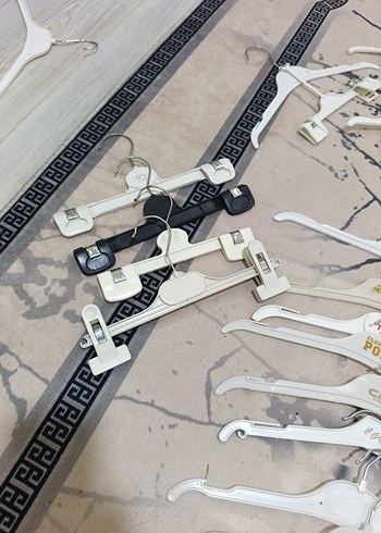 19 adet bebek çocuk kıyafet askısı . - Görsel 3