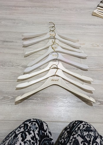 8 adet çift katlı ceket mont kaban pardesü askısı - Görsel 8