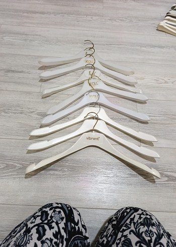 8 adet çift katlı ceket mont kaban pardesü askısı - Görsel 6