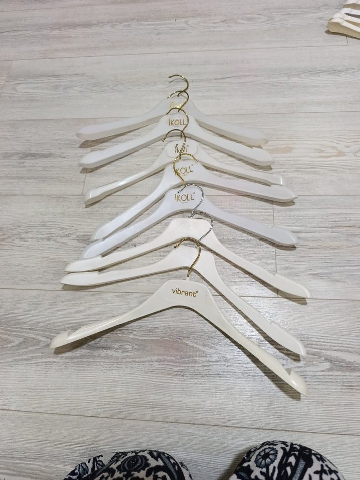 8 adet çift katlı ceket mont kaban pardesü askısı - Görsel 4