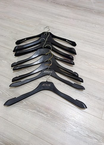 8 adet çift katlı ceket mont kaban pardesü askısı - Görsel 6