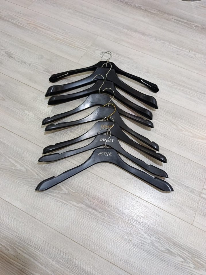 8 adet çift katlı ceket mont kaban pardesü askısı - Görsel 2