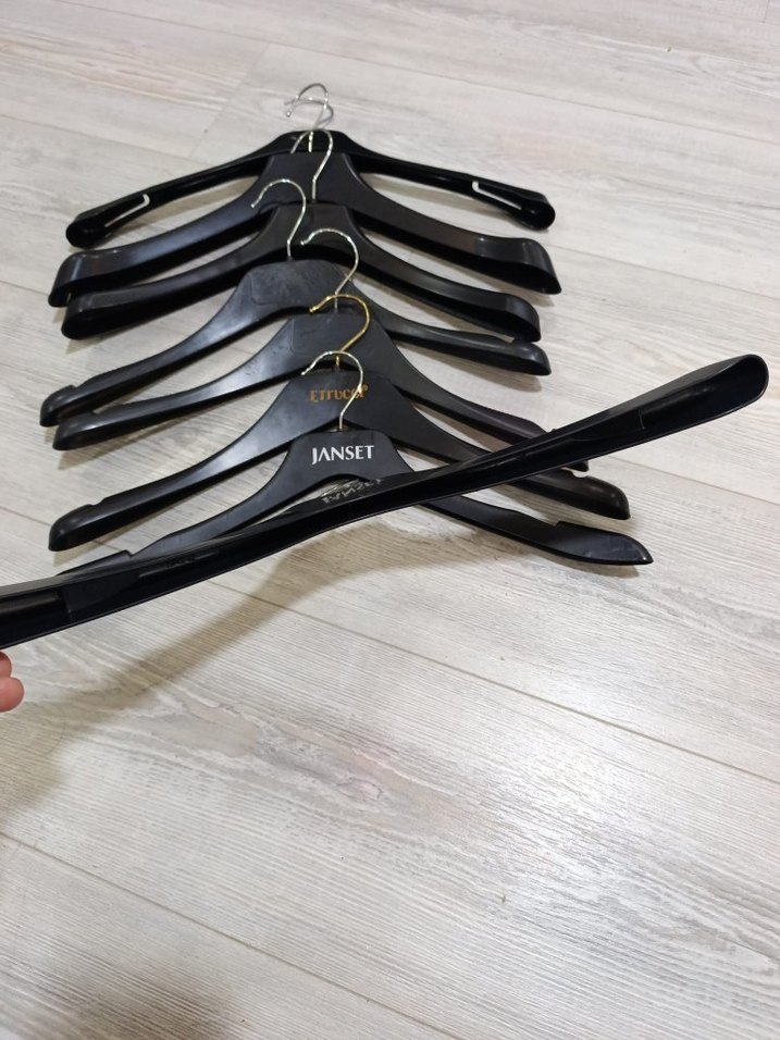 8 adet çift katlı ceket mont kaban pardesü askısı - Görsel 3