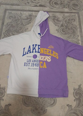 DeFacto NBA M-L beden kapşonlu sweatshirt - Görsel 5