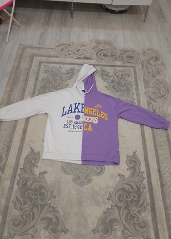 DeFacto NBA M-L beden kapşonlu sweatshirt - Görsel 3