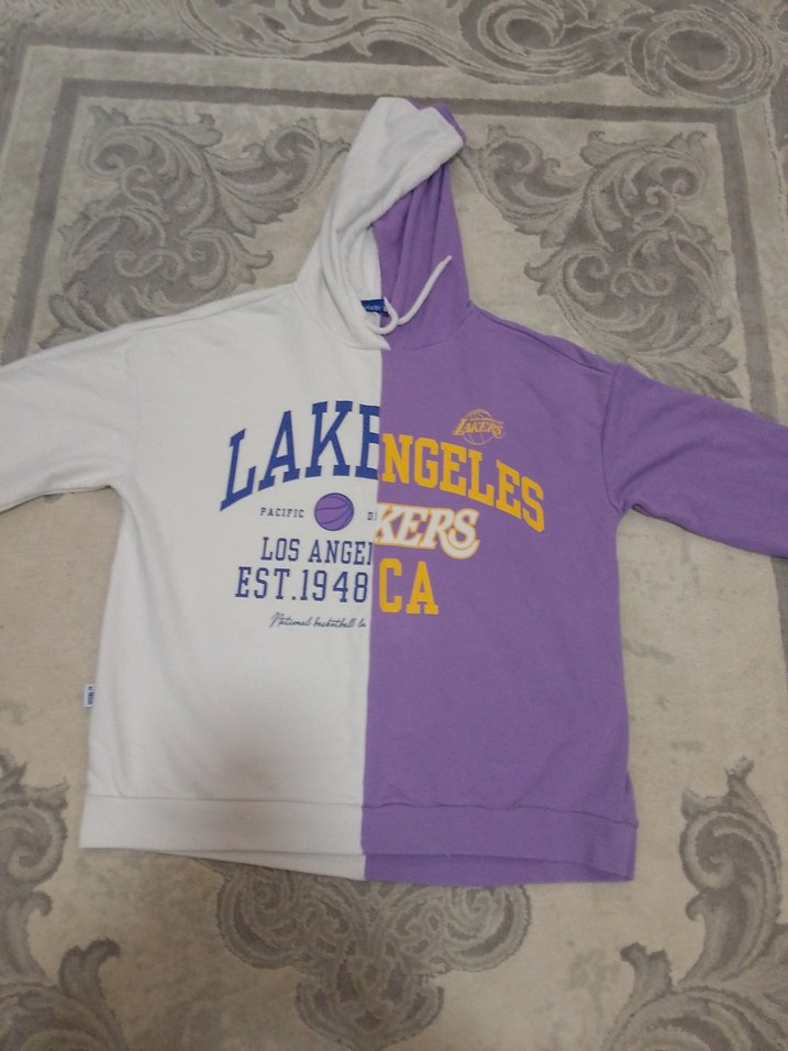 DeFacto NBA M-L beden kapşonlu sweatshirt - Görsel 5