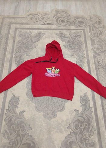 10-12 yaş kapşonlu sweatshirt - Görsel 3
