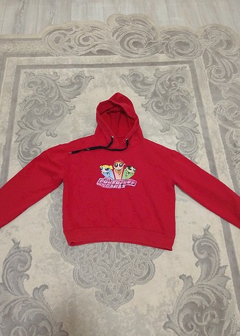 10-12 yaş kapşonlu sweatshirt - Görsel 4