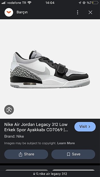 Nike Air Jordan Legacy 312