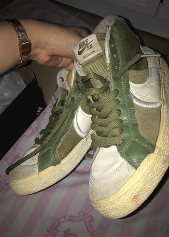 Nike Blazer Yeşil Kadın Spor Ayakkabı - Görsel 5