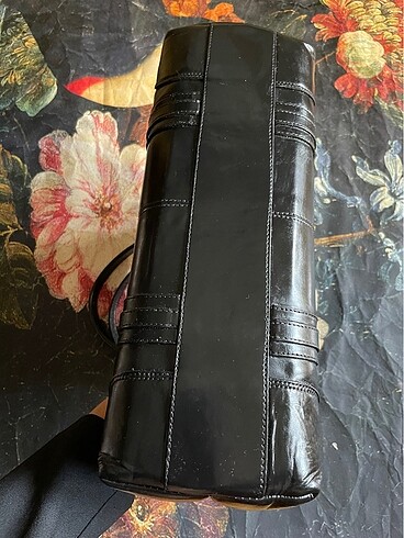  Beden siyah Renk Büyük Vintage Deri Çanta