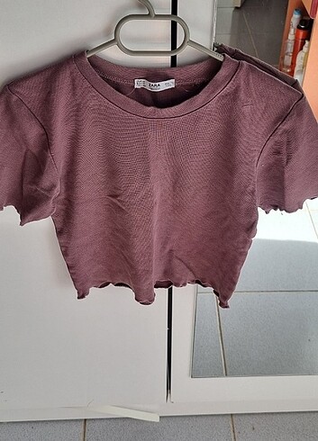 Zara crop tisort 