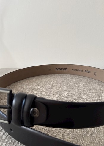 Klasik Siyah Erkek Deri Kemer - Görsel 3