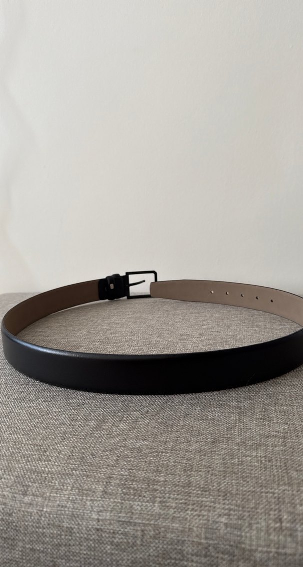 Klasik Siyah Erkek Deri Kemer - Görsel 4