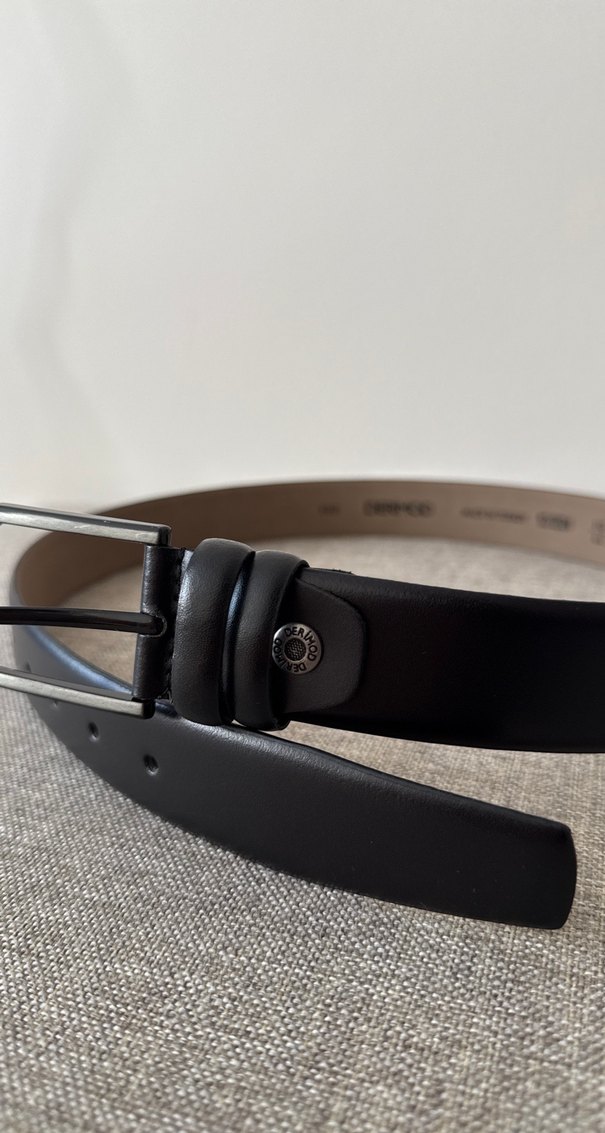 Klasik Siyah Erkek Deri Kemer - Görsel 2