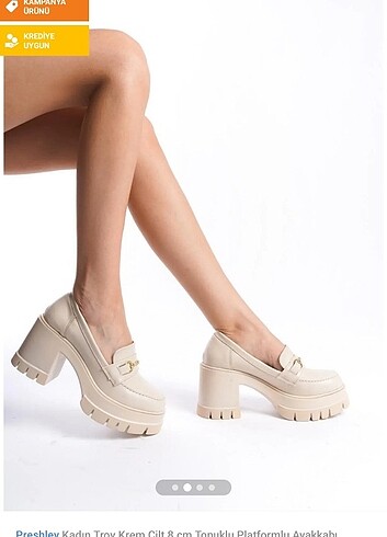 topuklu loafer