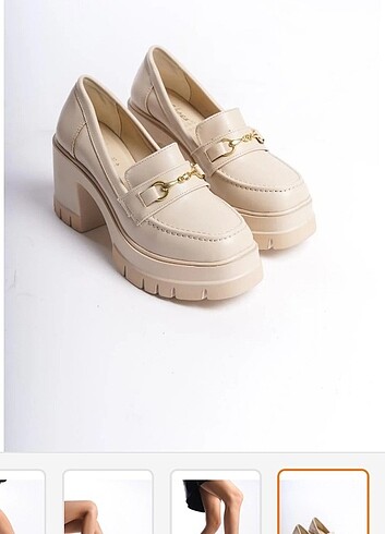 36 Beden topuklu loafer