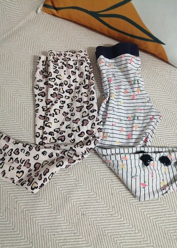 Bol Kesim Kız Çocuk Tayt - Görsel 3