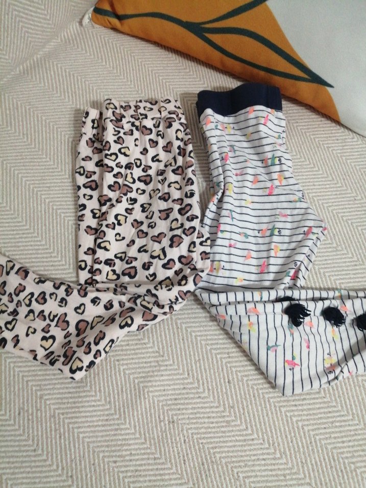 Bol Kesim Kız Çocuk Tayt - Görsel 3