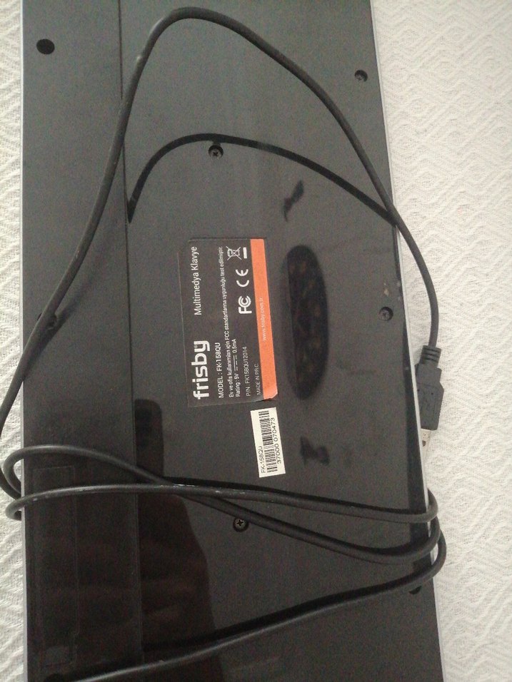 USB Kablolu Siyah Klavye - Görsel 3