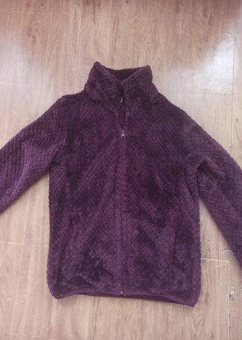 Mor peluş polar