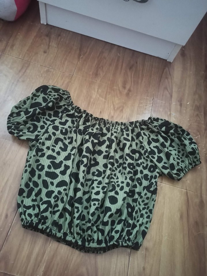 leopar Desenli crop - Görsel 2