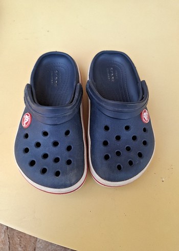 Crocs Mavi Erkek Çocuk Cırt Cırtlı Terlik
