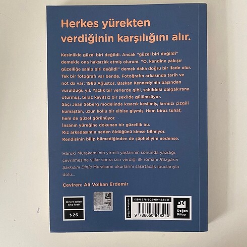  Rüzgarın Şarkısını Dinle Haruki Murakami