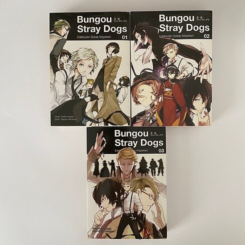 Bungou Stray Dogs 1-3 Cilt