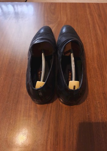 Kemal Tanca Rugan Siyah Parlak Deri Klasik Erkek Ayakkabı - Görsel 3